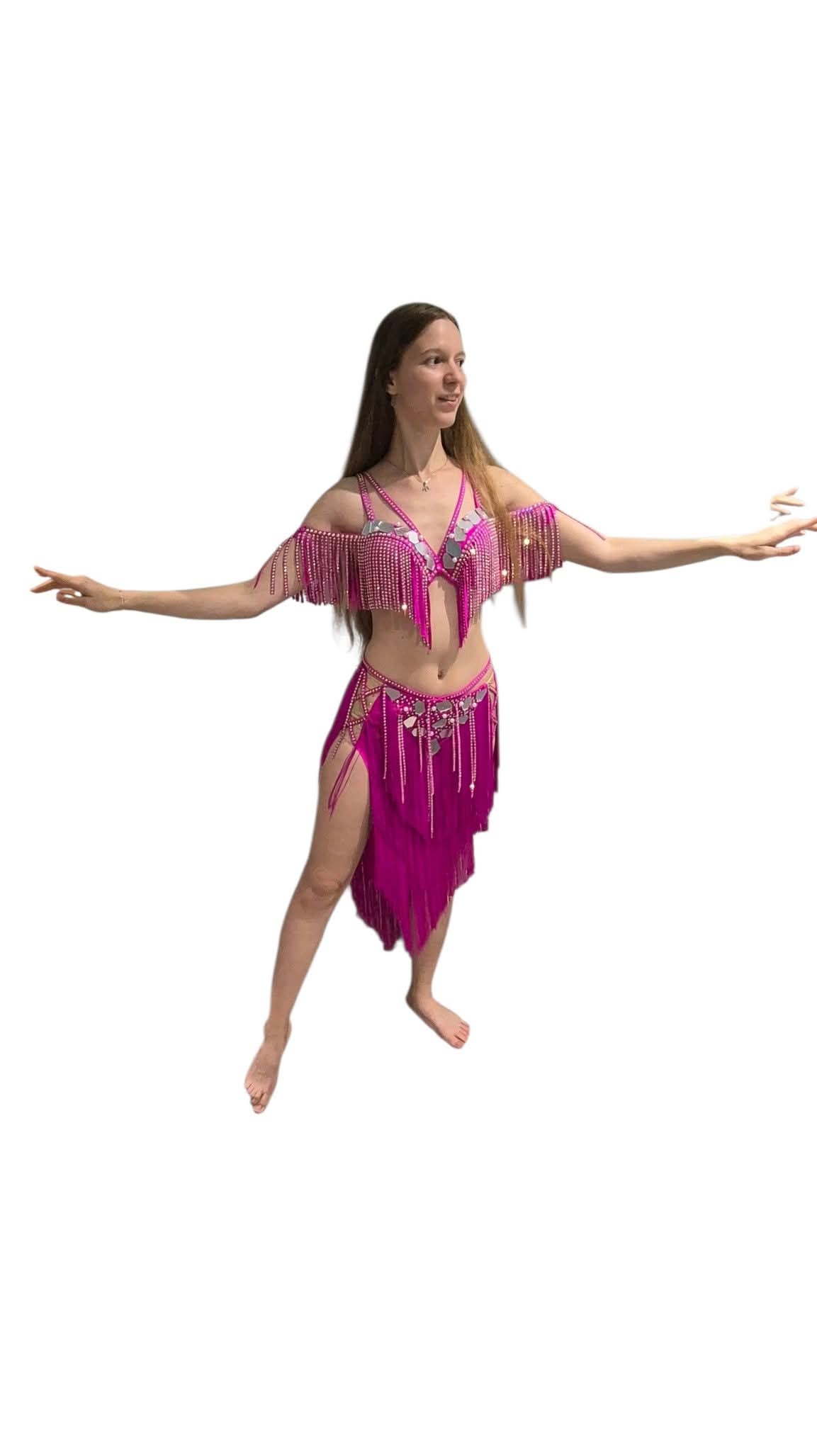 חליפה ורודה מדהימה 2 חלקים – תמונה 2